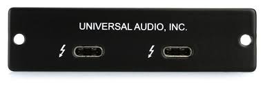 Maybe you would like to learn more about one of these? Universal Audio Apollo Thunderbolt 3 Option Card Sweetwater