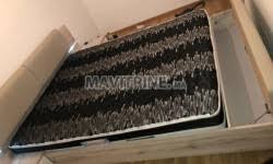 Lit Avec Rangements Et Matelas 1 6 Sur 2m A Vendre Dans Meubles Et Decoration A Casablanca Mavitrine Ma Le Meilleur Site Des Annonces Gratuites Au Maroc Test