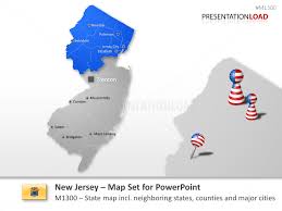 Check spelling or type a new query. Powerpoint Map New Jersey Counties Usa Presentationload