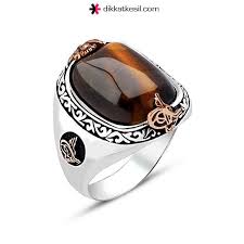 Kaplan Gozu Tasi Yuzuk 925 Ayar Gumus Tugrali Http Www Dikkatkesil Com Yuzuk Modelleri Erkek Yuzukleri Kaplan Gozu Tasi Yuzuk 925 Aya Fashion Ring Gumus Taki