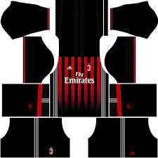 Milan kits of home, away, third and goalkeeper (gk) kits along with urls. Ac Milan Kits 2016 2017 Dream League Soccer