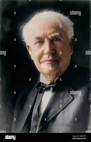 Thomas alva edison portrait hi-res stock photography and images