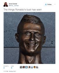 If ronaldo's new statue was a horror movie. Ronaldo Statue Memes