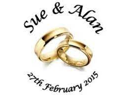 Gold Wedding Ring Stickers Personalized Wedding Stickers Envelope Seal Stickers Gold Wedding Rings