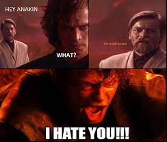 How Obi Wan Really Beat Anakin Star Wars Jokes Funny Star Wars Memes Star Wars Humor
