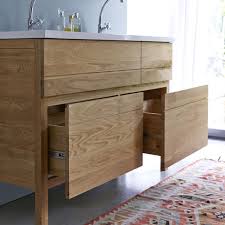 Meuble Salle De Bain En Bois De Chene Et Ceramique 120 Easy Chene Tikamoon La Redoute Meuble Salle De Bain Meuble Douche Mobilier Salle De Bain
