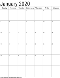 Blank Vertical Calendar In 2020 Vertical Calendar September Calendar November Printable Calendar