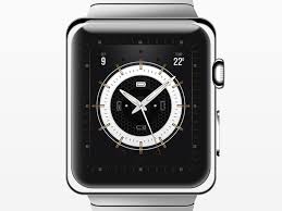 Black Apple Watch Face With White Band So I Decided To Design A Watch Face For The Apple Watch Be Sure To Check Out The 2x Real Pixels Apple Watch Faces Apple Watch Apps Apple Watch Custom Faces