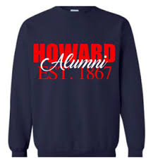 Howard University Alumni Sweatshirt Sweatshirts Howard University Alumni