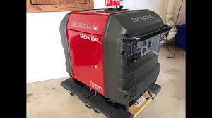 The honda eu3000is has a dc outlet for charging a 12 volt automotive type battery. Honda Eu3000is Generator Oil Change How To Youtube