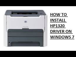 How To Download And Install Hp 1320 Driver In Windows 7 Youtube