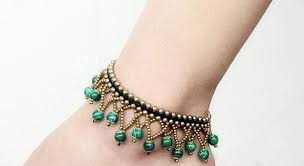 Pin By Glynis On Boncuk Tasarim Women Anklets Foot Bracelet Anklet Designs