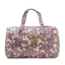 Ju Ju Be Super Star In Sakura At Dusk Duffel Leather Diaper Bags Duffle