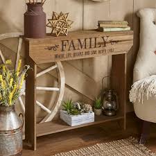 Get it as soon as wed, jul 7. Lakeside Farmhouse Sentiment Console Table Family Rustic Country Decor Target