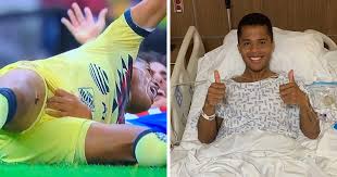 América atlas atlético san luis cruz azul fc juarez guadalajara león mazatlán fc monterrey necaxa pachuca puebla pumas unam querétaro santos tigres uanl tijuana toluca. Ex Blaugrana Dos Santos Suffers Gruesome Injury In Liga Mx Clash Tribuna Com