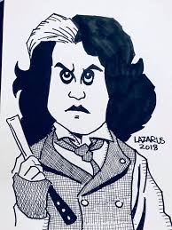 How about a bottle of Pirelli's Miracle Elixir? 🧪 Meet Mr. Adolfo Pirelli,  rival barber to Sweeney Todd, played by Karl Bartolo. Karl has had his fair  share of musical theatre experience,