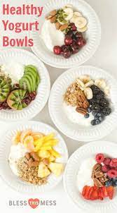 5 Quick Simple And Healthy Yogurt Bowl Ideas Are Packed With Nutrition And Will Help You Get Excit Quick Healthy Snacks Healthy Yogurt Breakfast Bowls Recipe