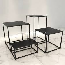 Basically i needed to be able to slide rarely used items under the tables and stack other items on top of them to maximize storage. China Metal Black Table Square Oblong Sofa Table Coffee Side Table China Coffee Table Side Table