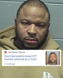 💔”Watch your Homie” è un altra traccia di Lil Durk che hitta different ora  che OTF Jam ha snitchato su di lui, infatti, come vi avevo già parlato in  diversi post precedenti