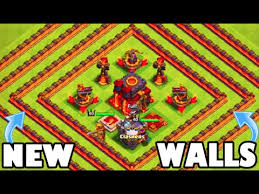 Clash of clans is one of the biggest games to come out of the app store. Clash Of Clans New Walls Level 11 Walls Get A New Style New Update Giving Th10 25 New Walls Youtube