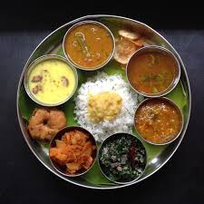 Radhika Subramanian On Instagram Happy Tamil New Year And Vishu To All Those Celebrating Our Lunch Today Is Rice Pappu Veg Thali Indian Food Recipes Lunch