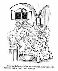 Jesus washes feet coloring pages are a fun way for kids of all ages to develop creativity, focus, motor skills and color recognition. Jesus Washing Feet Coloring Page