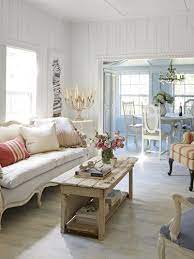 16 Ways To Maximize Space In A Small Home Shabby Chic Living Room Country House Decor Chic Living Room