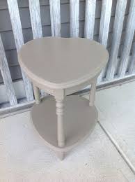 Heart Shaped Side Table Painted In French Linen Painted Table Furniture Painted Furniture