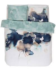 Essenza Zanna Blue Dekbedovertrek Blauw Prints