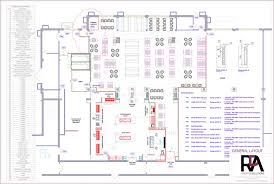 restaurant layout cad feed kitchens