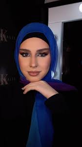 BLUE 💙, ., ., ., #makeuptutorial #makeupartist #makeup #hijab #model  #engagement #photoshoot #makeupbynourkhalil #💙