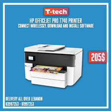 Therefore, it is quick, printing up to 22 pages per minute of black and 18 pages per min of color. T Tech Trade Hp Officejet Pro 7740 Printer Connect Facebook