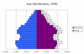 Censusscope Population Pyramid And Age Distribution