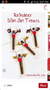 Reindeer Slim Jims Kids Christmas Party Christmas Care Package Homemade Christmas