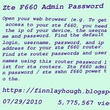 Bila password diatas tidak bisa digunakan, silahkan coba salah satu password dibawah ini terutama user:user, karena telkom indihome secara teratur mengganti password zte f609. Zte Zxhn F660 Rv1 Login Login Page