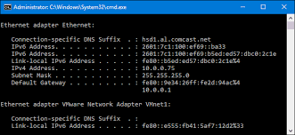 In this case, i am connected to both wireless and wired networks, so i have ip addresses displayed for both. Ipconfig Network Encyclopedia