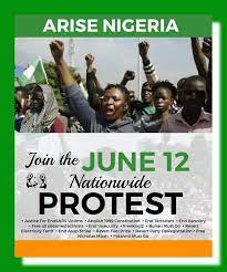 On thursday, nigerian president muhammadu buhari will travel to lagos to launch the nigerian maritime administration and safety agency's deep blue project. Nigerians Set To Hold Nationwide Protest On June 12