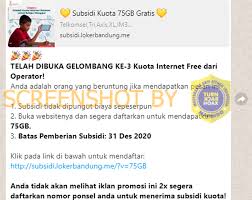 Cara hutang pulsa di telkomsel bisa dilakukan dengan mendaftarkan paket darurat telkomsel. Gokil Kuota Internet Gratis 75 Gb Sampai Akhir Tahun 2020 Serius Nih Semua Halaman Motorplus