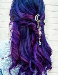 Green for st patrick day. 34 Stunning Blue And Purple Hair Colors