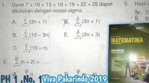 Viva pakarindo agen distributor dwisindo. Pembahasan Notasi Sigma No 1 Ph 1 Viva Pakarindo 2019 Youtube