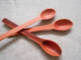 Set 3 Pcs Of Plum Wood Spoon 61 Inches Long Wooden Serving Wood Spoon Spoon Wood