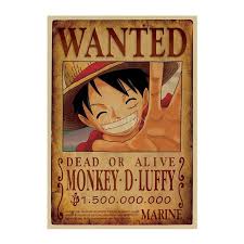 Pada malam ini saya akan membagikan poster wanted one piece lagi, yang sebelumnya saya telah memposting poster buronan one piece part 2 bagi yang mau liat klik disini. New Monkey D Luffy Wanted Poster Click Link Below To Get Free Download And Watch Streaming Full Hd Movie New Monkey D Lu Retro Poster Vintage Posters Luffy