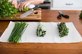 Wrap stems tightly with a rubber band or tie them with twine. How To Store Fresh Herbs In The Refrigerator Lexi S Clean Kitchen