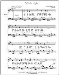 O Holy Night Sheet Music With A Step By Step Chord Theory