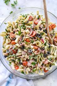 See more ideas about pasta salad, pasta, healthy pastas. Creamy Tuscan Pasta Salad Foodiecrush Com