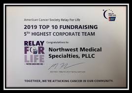 Relay for life of greater renton tukwila. Nwms Achieves 5th Highest Corporate Fundraiser Award For Acs Relay For Life Northwest Medical Specialties