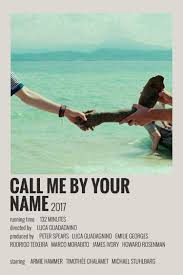 Call Me By Your Name Original Movie Poster Call Me By Your Name In 2020 Movie Poster Wall Film Posters Minimalist Film Poster Design