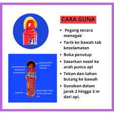 Ketika alat pemadam api ringan ditaruh sembarangan, dikhawatirkan para pengguna akan kebingungan mencari saat akan menggunakannya. Ready Stock Alat Pemadam Api Mini Fire Extinguisher Portable Spray Untuk Rumah Kereta Motor Personal Shopee Malaysia
