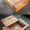 This diy farmhouse coffee table is great for storage. 1