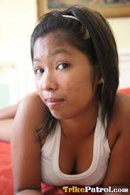 Dark-skinned Filipina girl Trixie picked up by foreigner driving Trike  himself